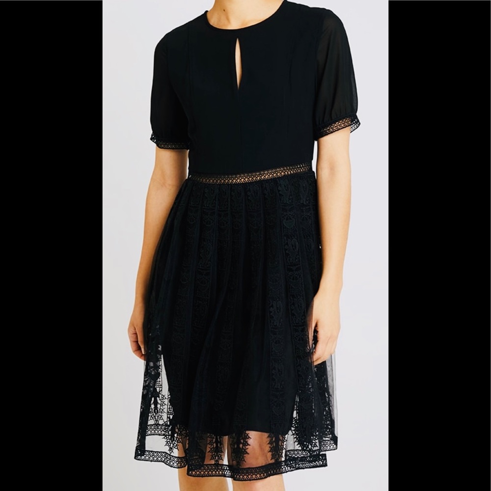 Little Black Dress by APART Chiffon Size 4